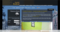 Desktop Screenshot of hostalenebral.com